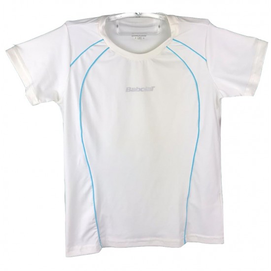 CAMISETA BABOLAT SUPERFINE GIRL - BRANCA